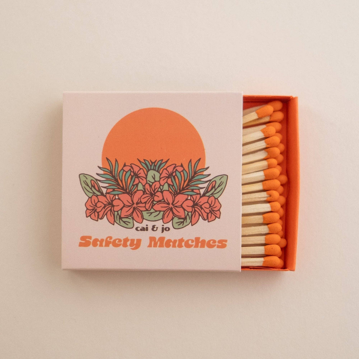 cai & jo - Small Matchbox in Tropical Floral