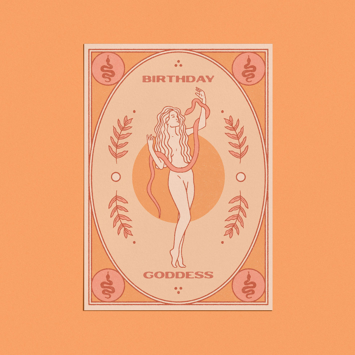 cai & jo - Birthday Goddess Card: With cello wrap