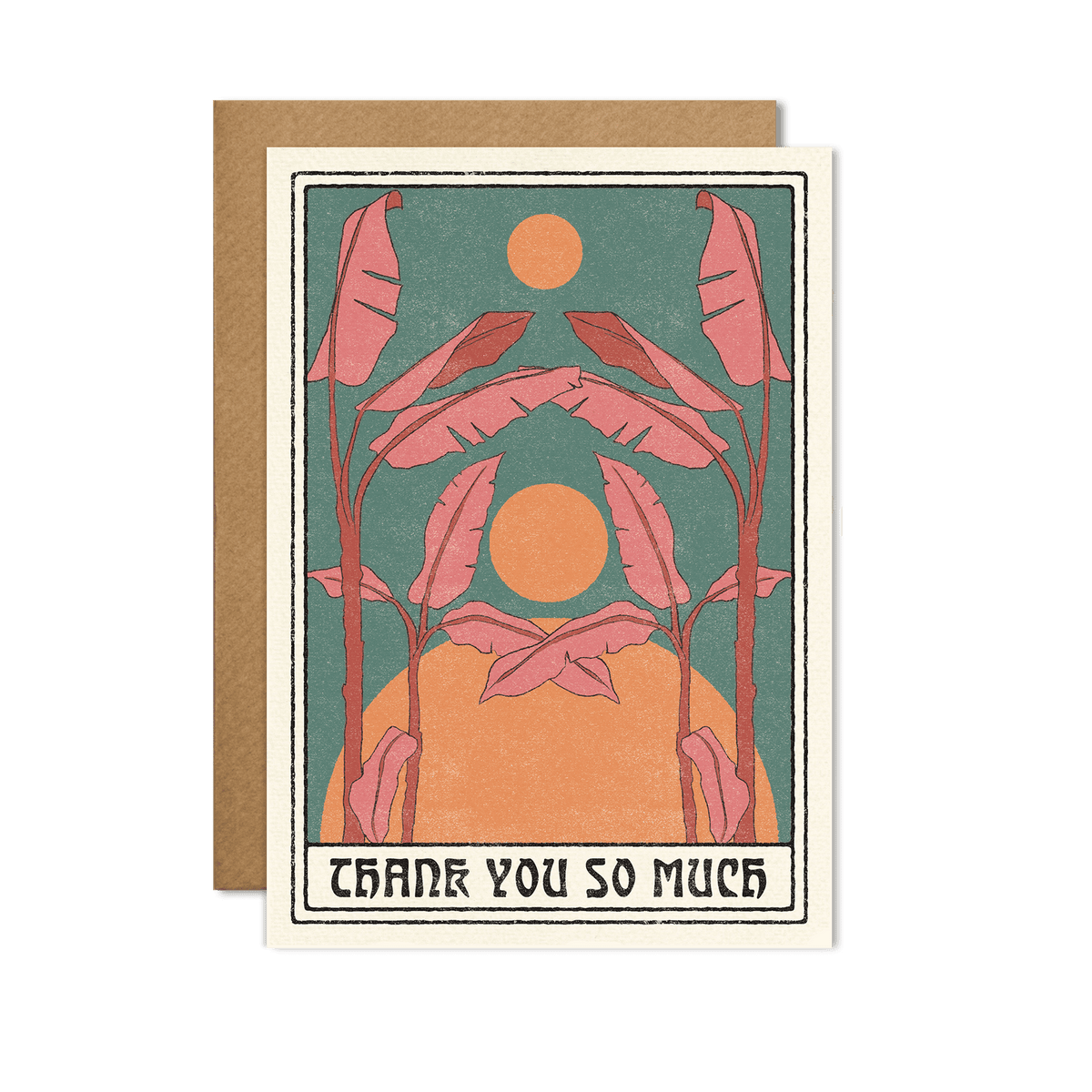 cai & jo - Thank You So Much Card: With cello wrap