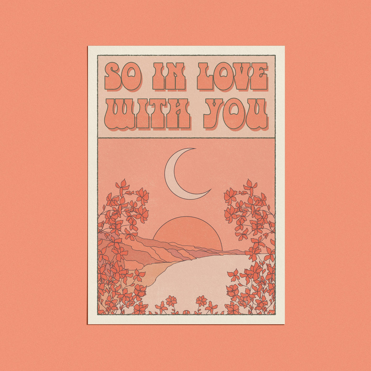 cai & jo - So In Love With You Card: With cello wrap