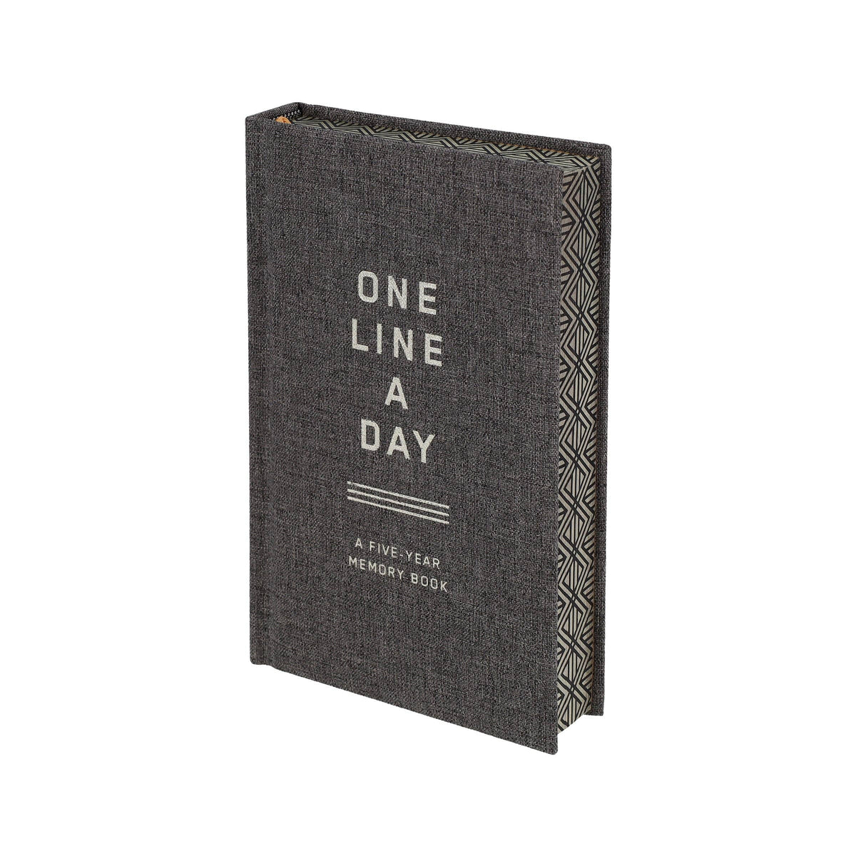 Abrams & Chronicle Books - Charcoal Canvas One Line a Day - A Five-Year Memory Book (Diary or Journal)