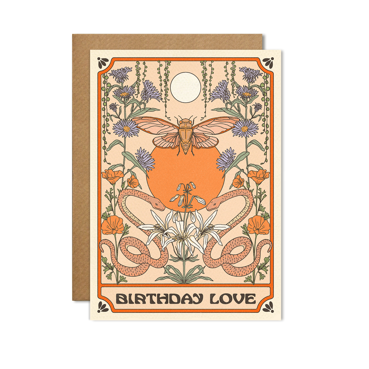cai & jo - Birthday Love Card: With cello wrap