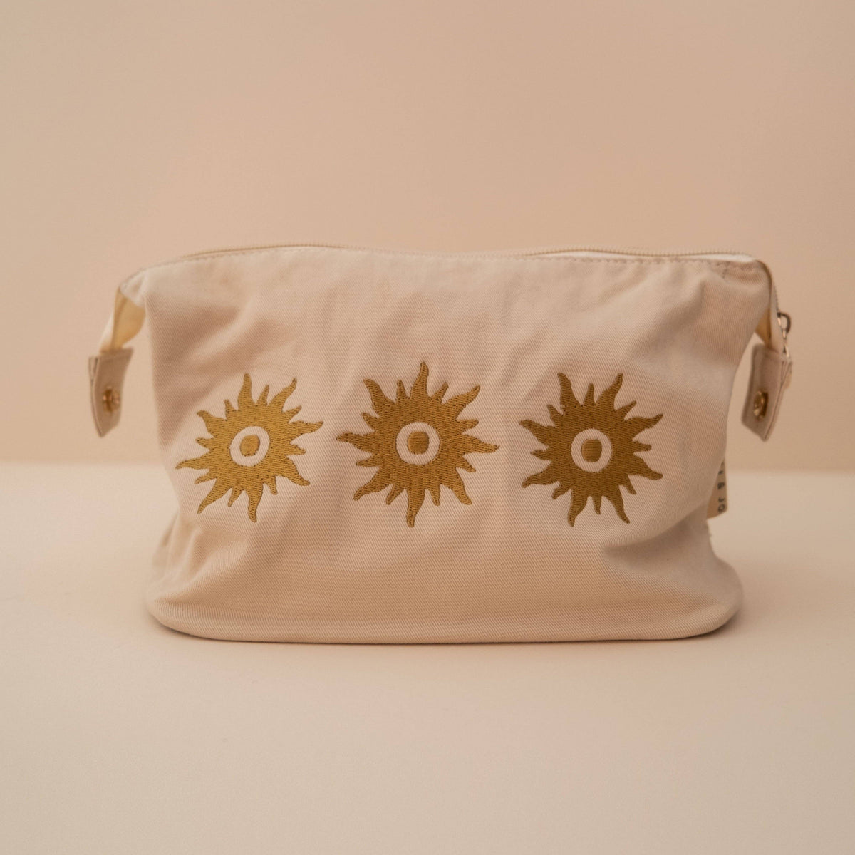 cai & jo - Cotton Washbag in Stone