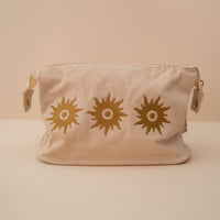cai & jo - Cotton Washbag in Stone
