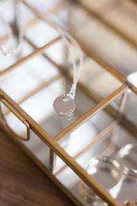 Personalised Silver Disc Necklace