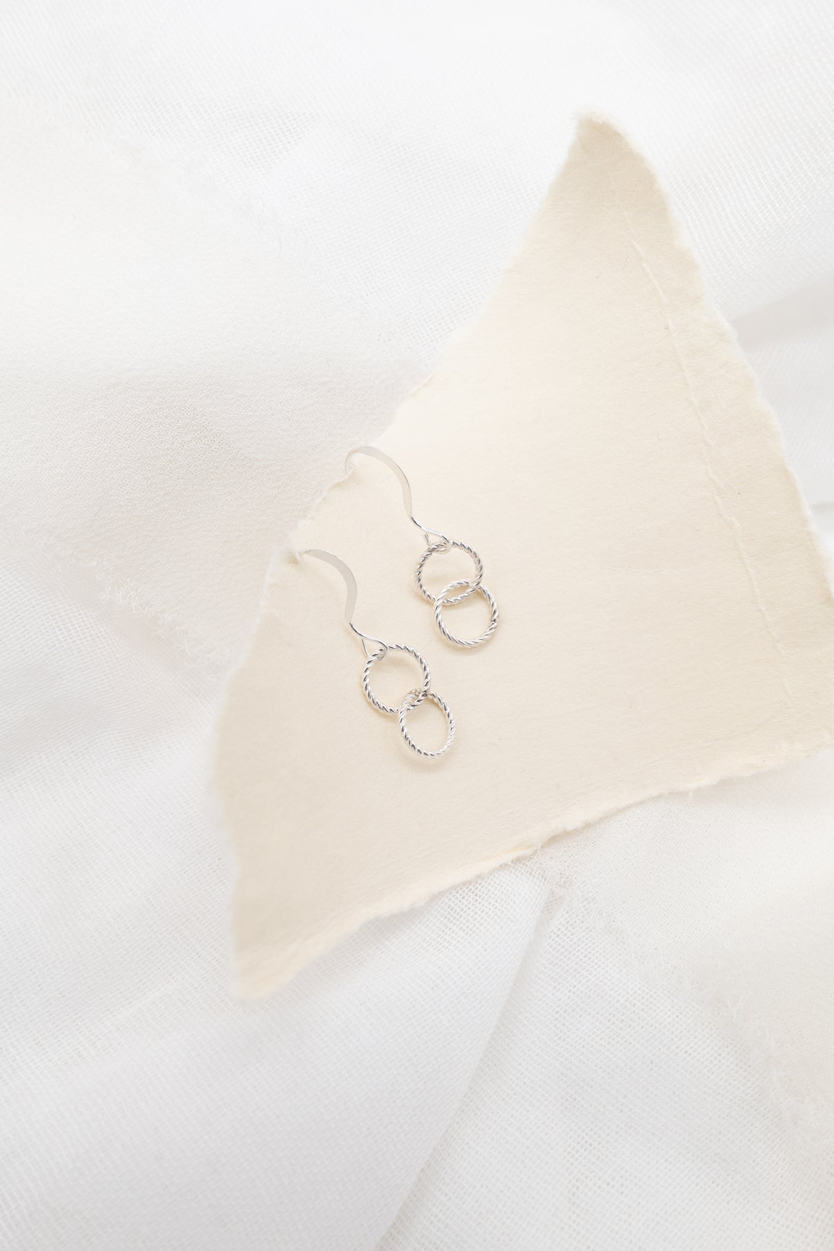 Twisted Circle Earrings