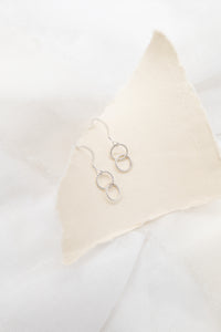 Twisted Circle Earrings
