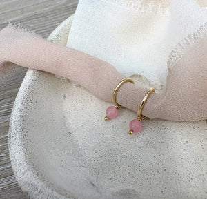 14ct Gold Filled Charm Hoops