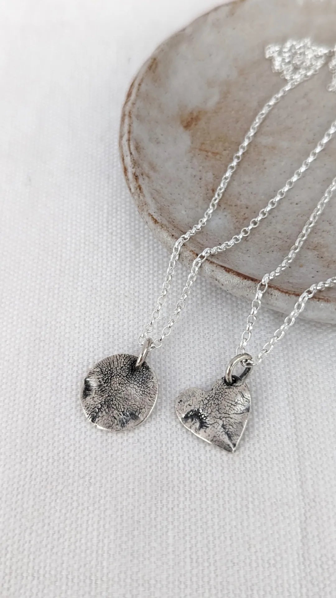 Single Fingerprint Print Necklace