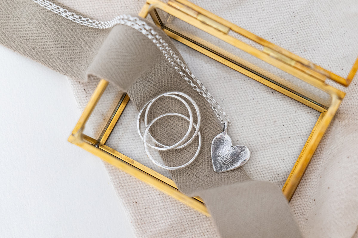 Single Fingerprint Print Necklace