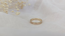 Load image into Gallery viewer, 9ct Gold Personalised Botanical Ring