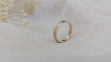 Load image into Gallery viewer, 9ct Gold Personalised Botanical Ring