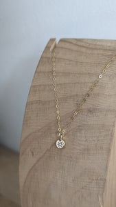 9ct Gold Sun Necklace