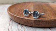 Load image into Gallery viewer, Sterling Silver Imprint Cufflinks