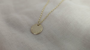 Personalised 9ct Gold Necklace