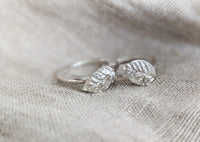 Sterling Silver Leaf Ring