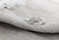 Sterling Silver Leaf Ring