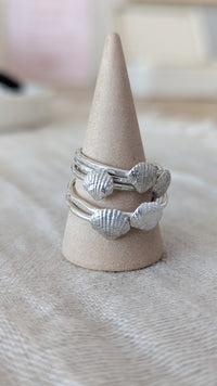 Sterling Silver Shell Ring