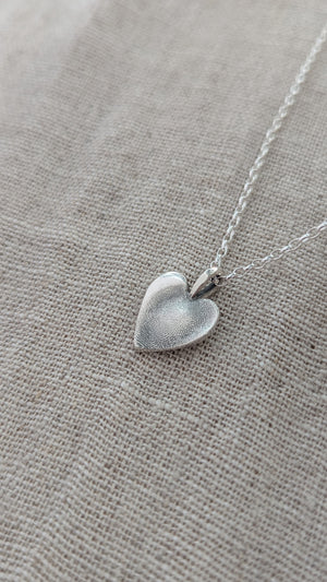 Single Fingerprint Print Necklace