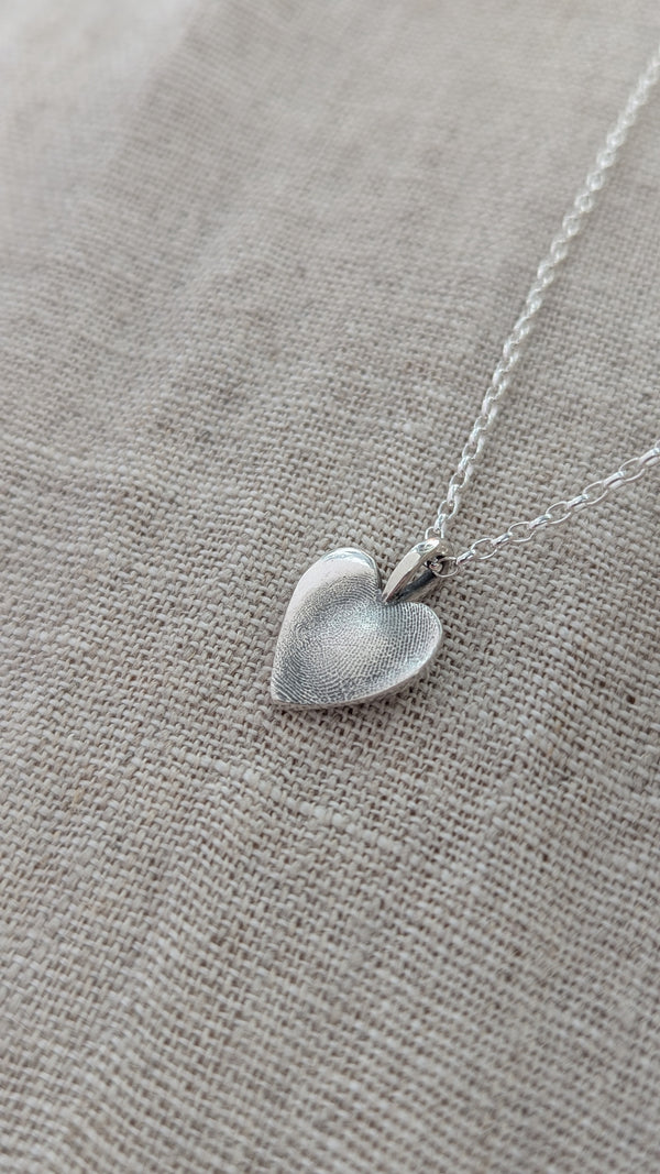 Single Fingerprint Print Necklace