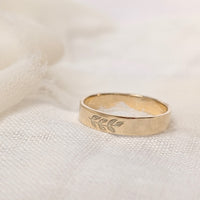 9ct Gold Secret Message Ring