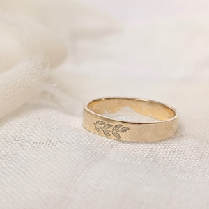9ct Gold Secret Message Ring