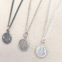 Mens Sterling Silver St. Christopher