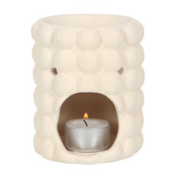 Something Different Wholesale - Cream Speckle Bubble Oil Burner and Wax Warmer