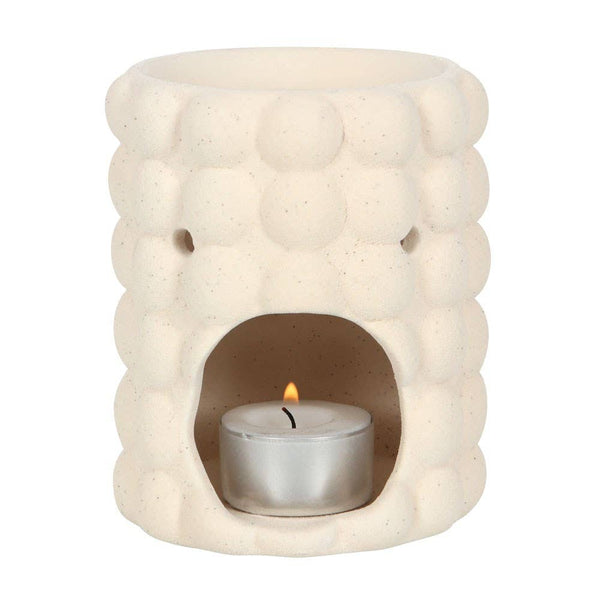 Something Different Wholesale - Cream Speckle Bubble Oil Burner and Wax Warmer