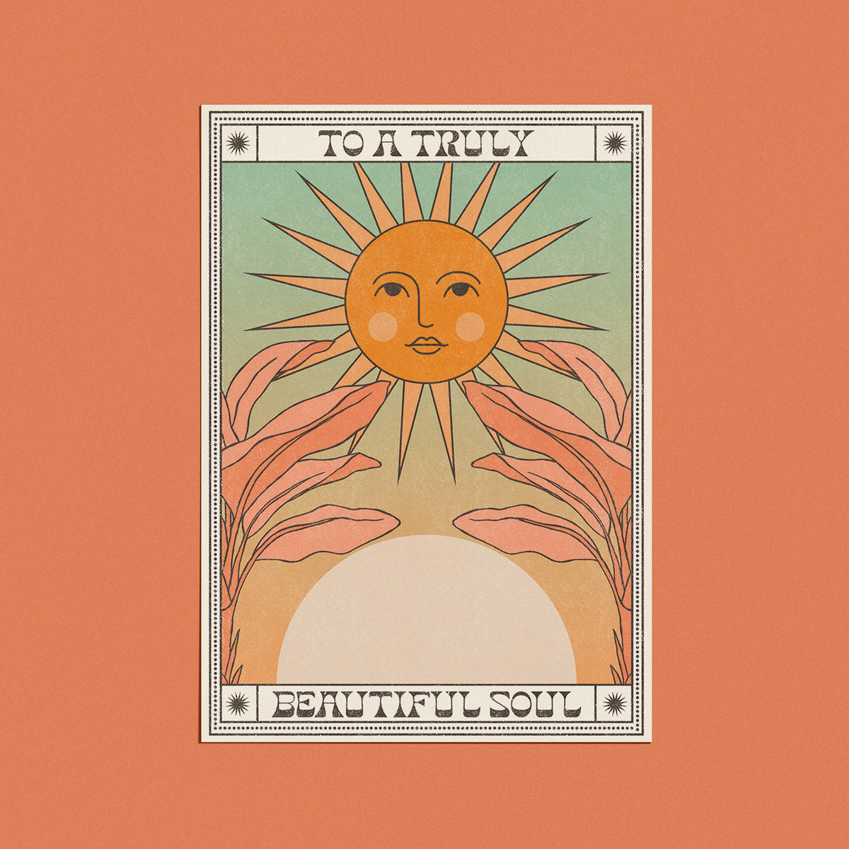 cai & jo - To a Truly Beautiful Soul Card: With cello wrap