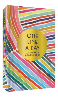 Abrams & Chronicle Books - Rainbow One Line a Day - A Five-Year Memory Book (Diary or Journal)
