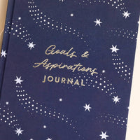 Lisa Angel - Navy Celestial Goals and Aspirations Notebook
