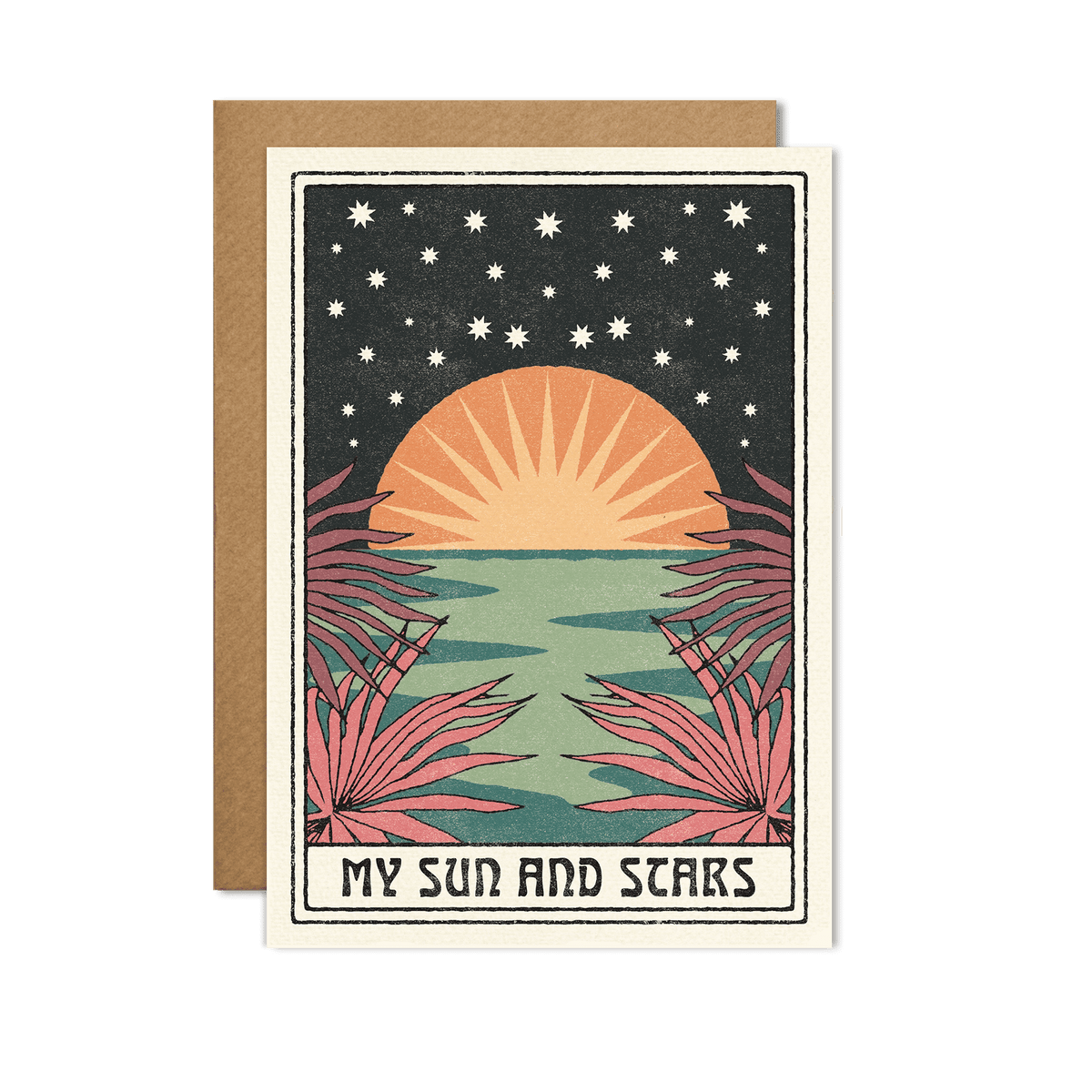 cai & jo - My Sun and Stars Card: With cello wrap