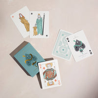 cai & jo - The Olympia Playing Cards in Sage Green