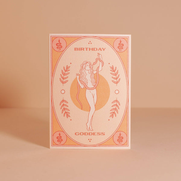 cai & jo - Birthday Goddess Card: With cello wrap
