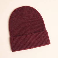 Lisa Angel - Burgundy Beanie Hat