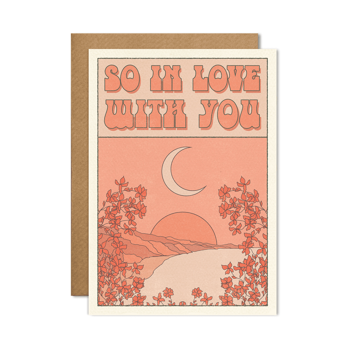 cai & jo - So In Love With You Card: With cello wrap