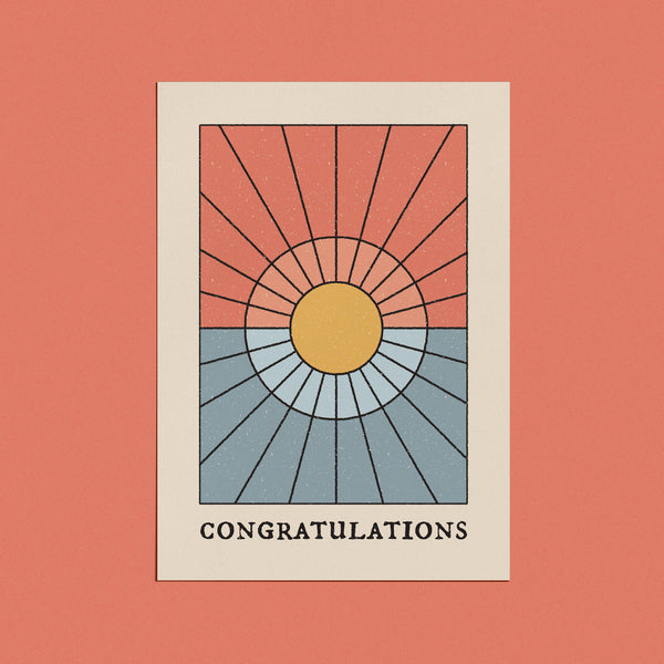 cai & jo - Congratulations Card: With cello wrap