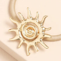 Lisa Angel (US Duties Paid) - Gold Sun Swirl Hair Tie