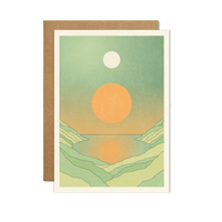 cai & jo - Lagoon Print Card: With cello wrap