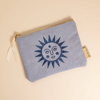 cai & jo - Corduroy Pouch in Seafoam Blue