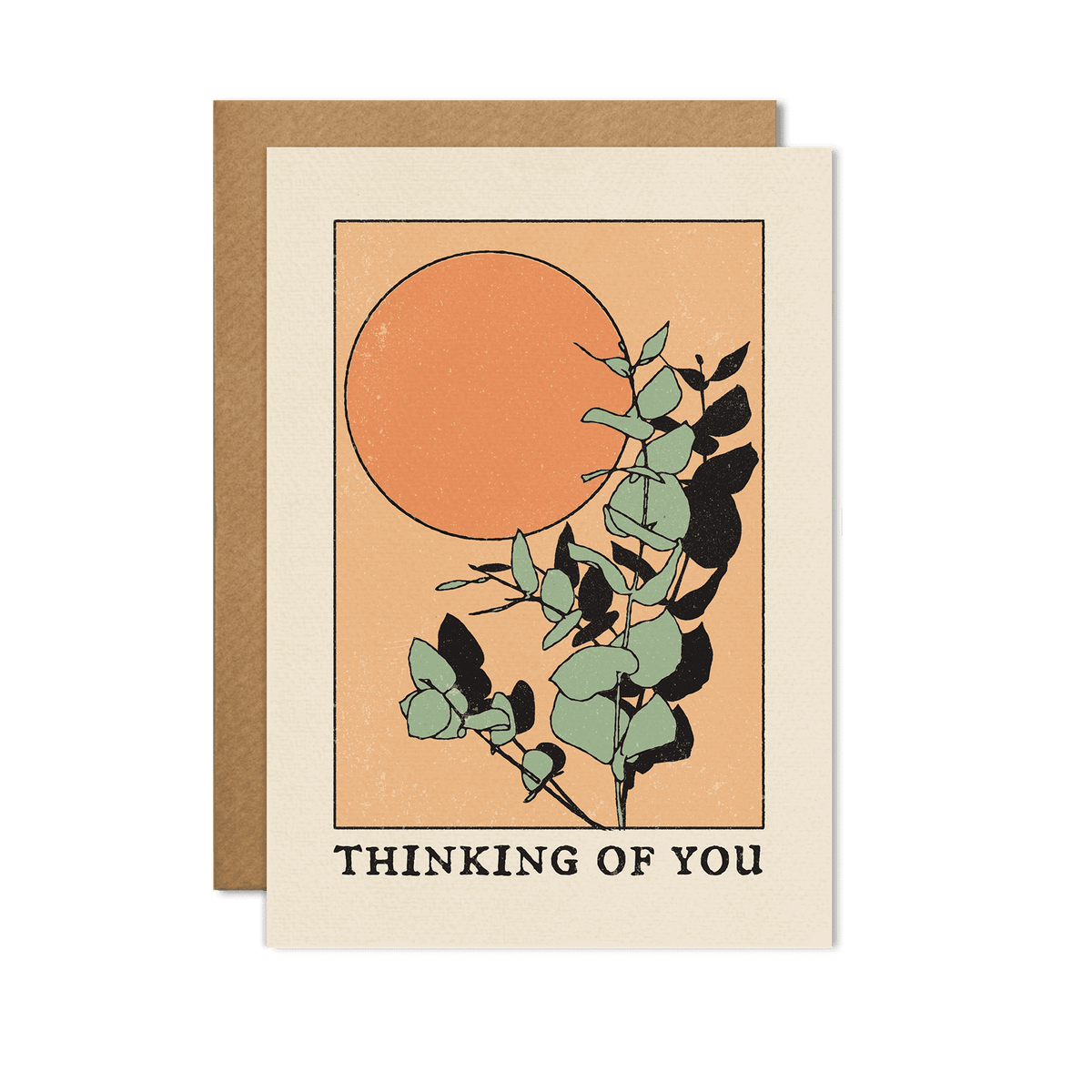 cai & jo - Thinking Of You Card: With cello wrap