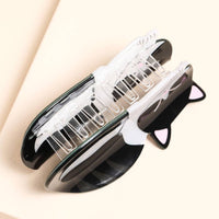 Lisa Angel (US Duties Paid) - Large Black and white Cat Hair Clip