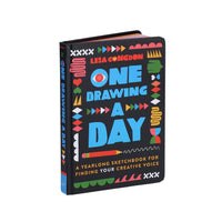 Abrams & Chronicle Books - One Drawing A Day - A Yearlong Sketchbook for Finding Your Creative Voice (Diary or Journal)
