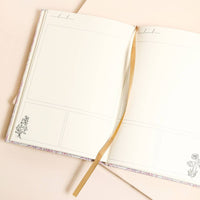 Lisa Angel - Pink Wildflower Print Sketch A Day Visual Journal