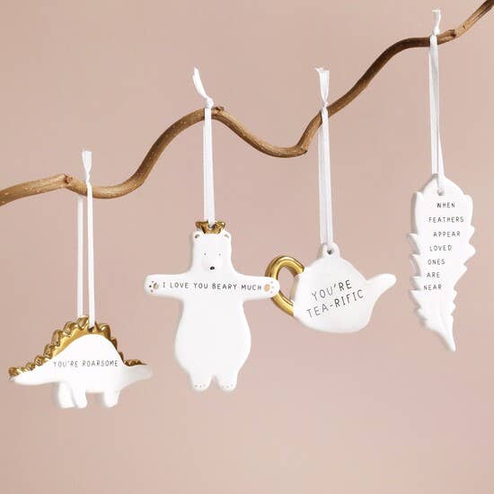 Lisa Angel (US Duties Paid) - When Feathers Appear Hanging Decoration