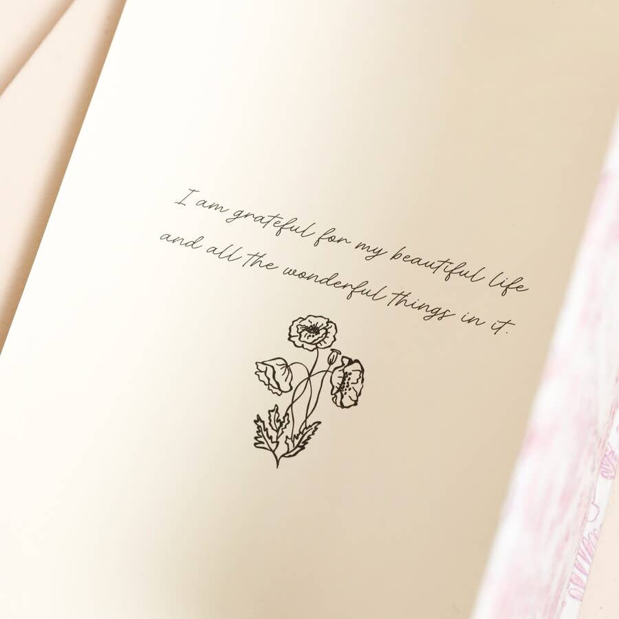 Lisa Angel - Pink Wildflower Print Sketch A Day Visual Journal