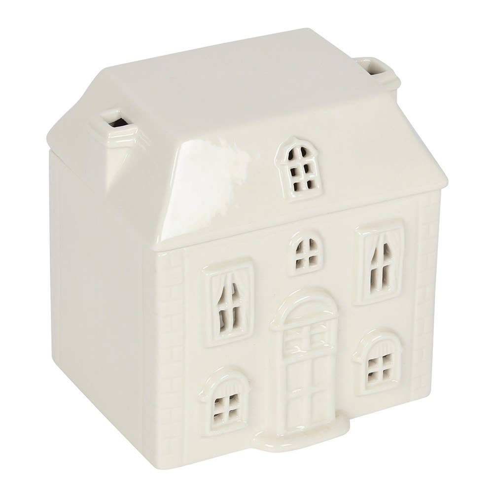 Something Different Wholesale - White Ceramic House Oil Burner
