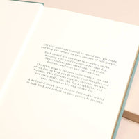 Lisa Angel - Green Floral Daily Gratitude Journal