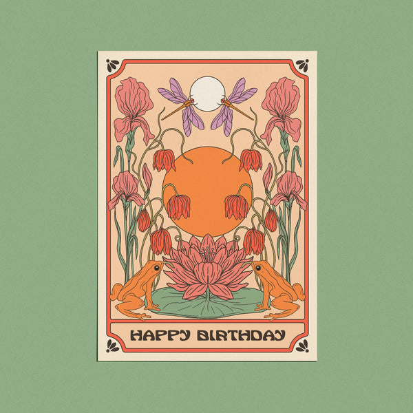 cai & jo - Happy Birthday Card: With cello wrap